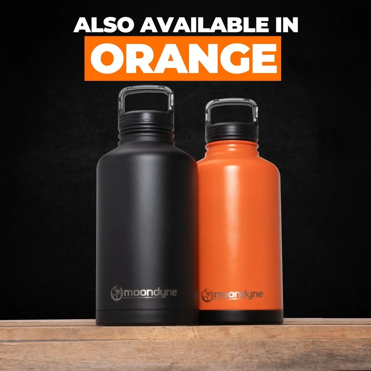 1950ML Insulated Bottle - BLACK