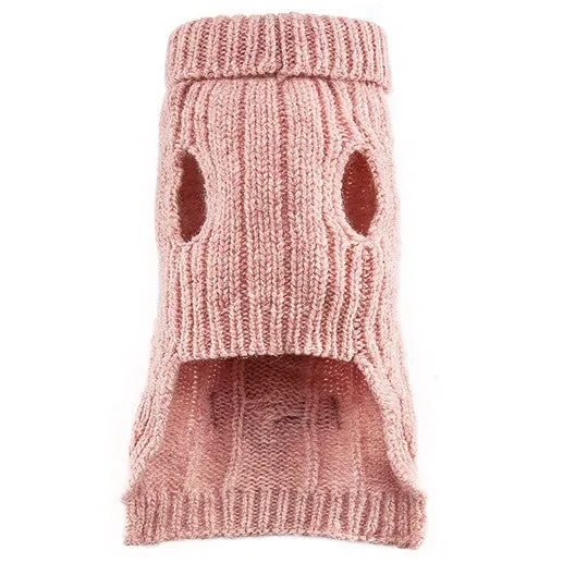 Aspen Dog Sweater (Pink)