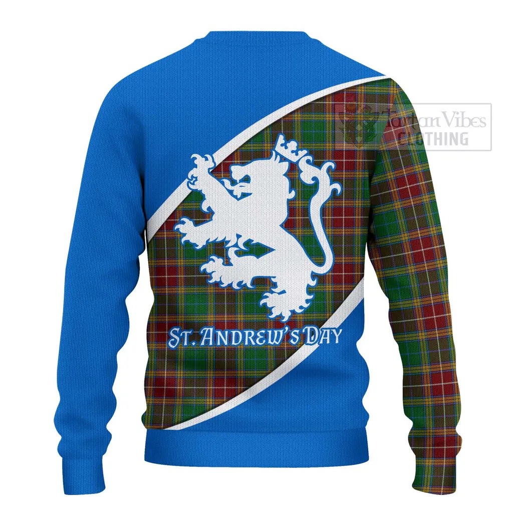 Baxter Family Crest Tartan Ugly Sweater Celebrate Saint Andrew's Day in Style