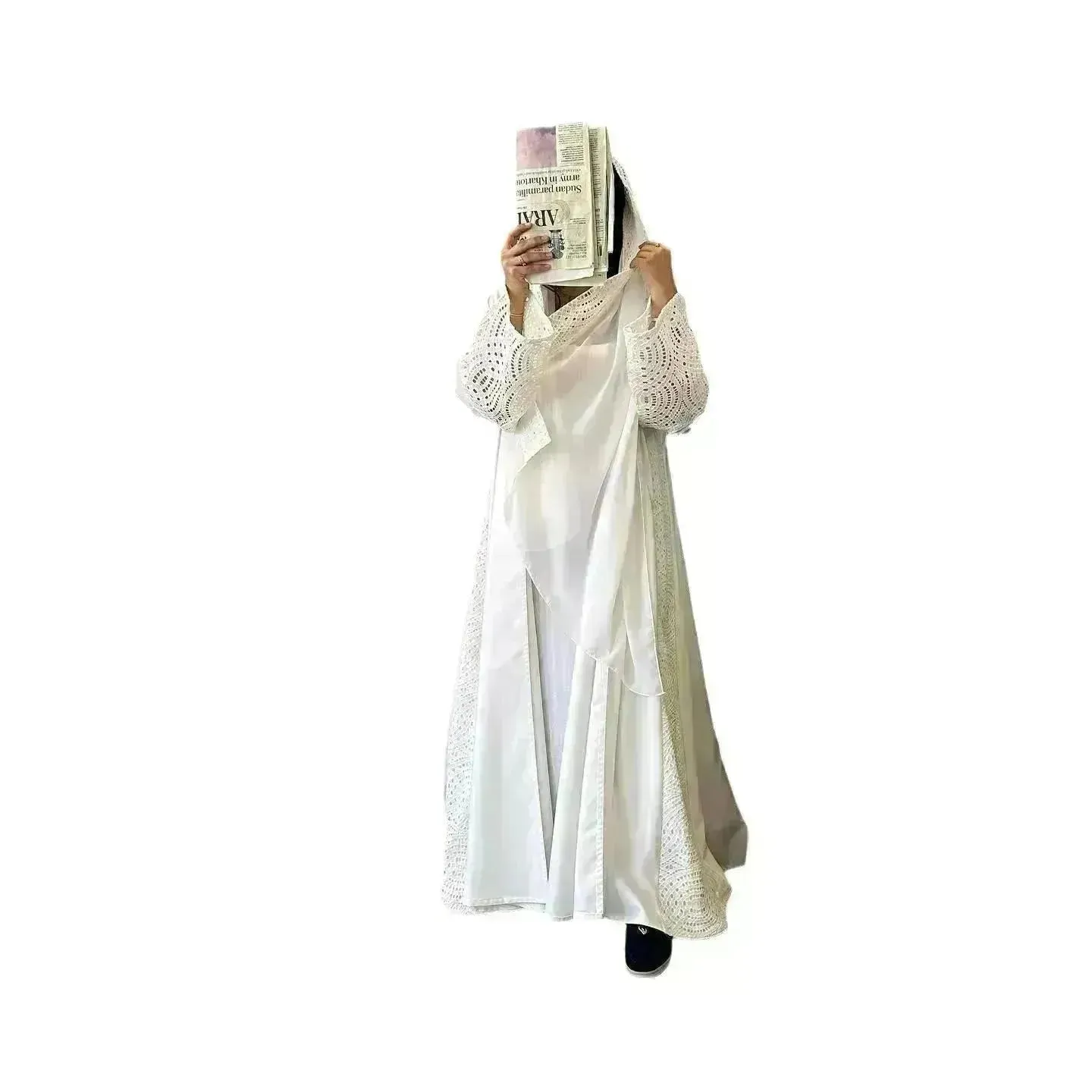 Beautiful Cardigan Robe Abaya Dress for Arab Dubai Turkey Middle East Women.