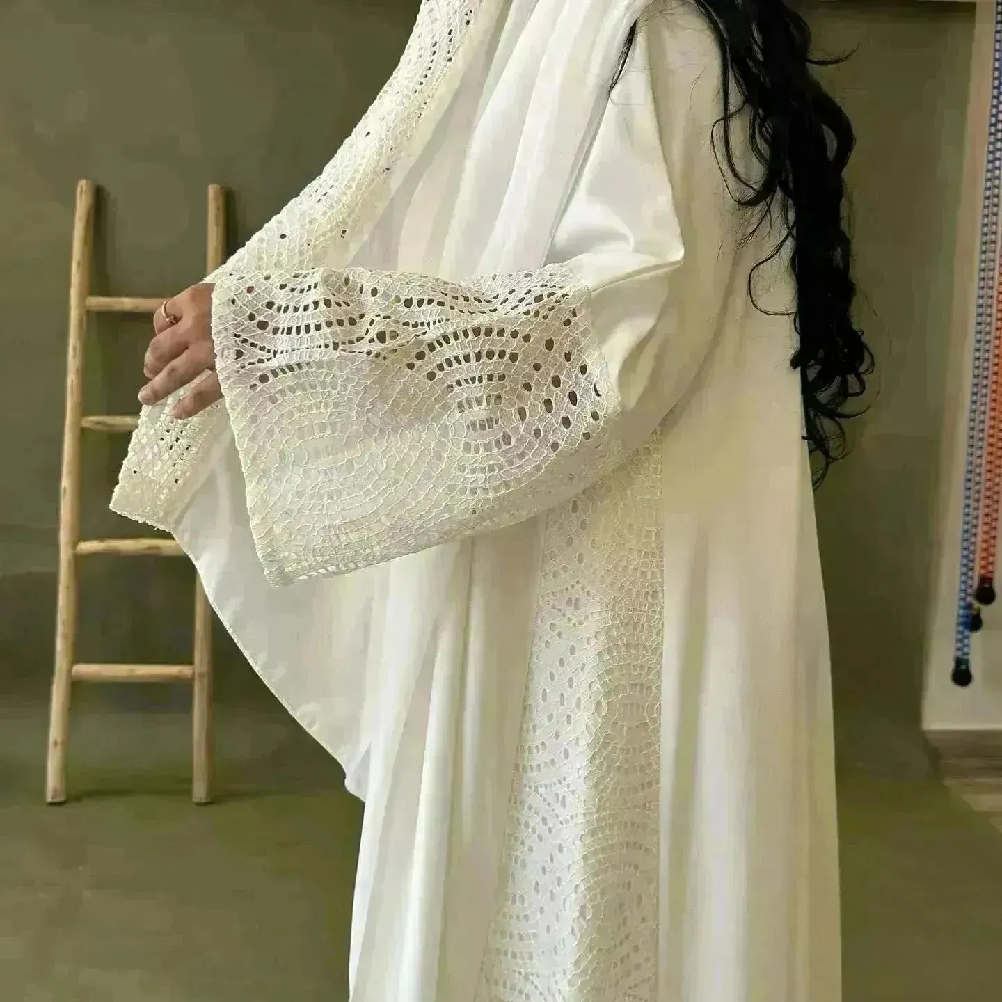 Beautiful Cardigan Robe Abaya Dress for Arab Dubai Turkey Middle East Women.