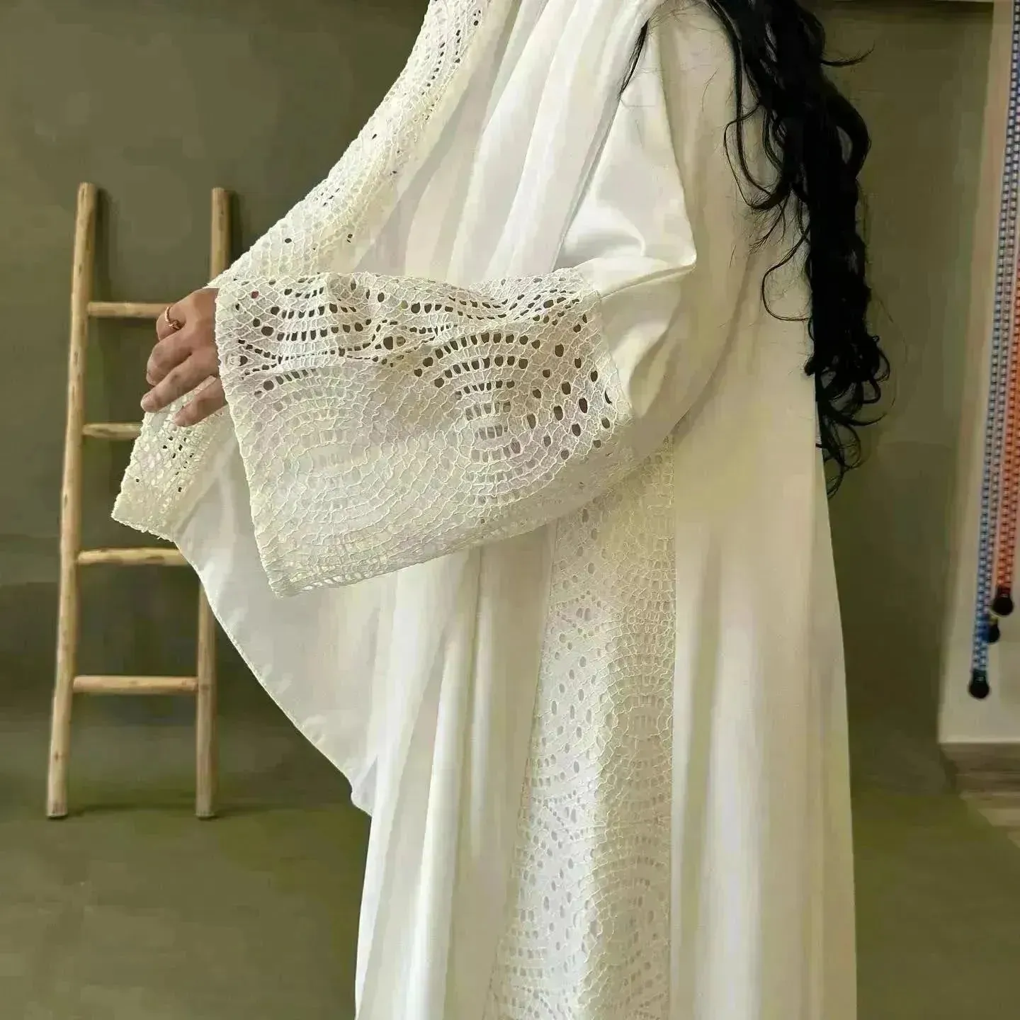 Beautiful Cardigan Robe Abaya Dress for Arab Dubai Turkey Middle East Women.