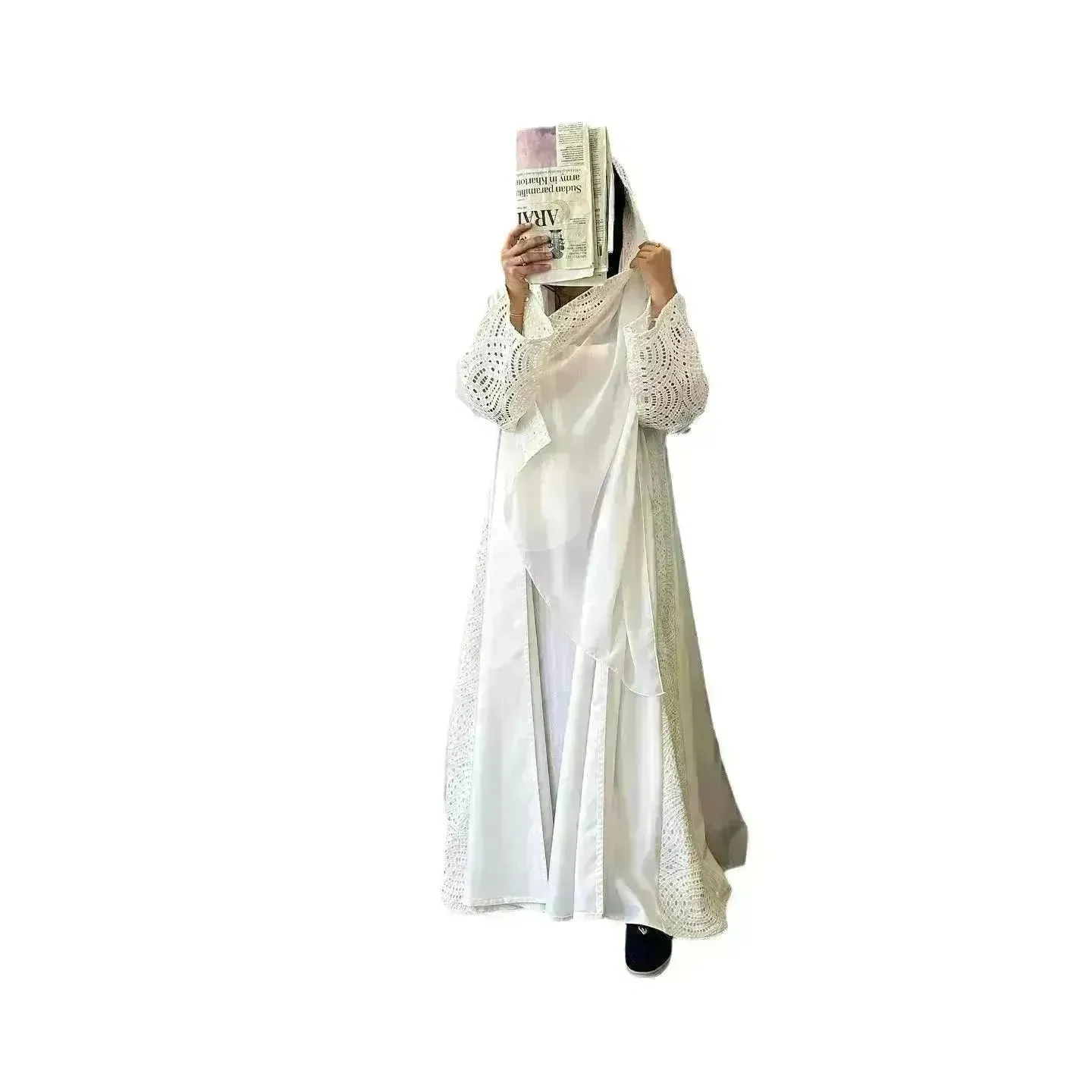 Beautiful Cardigan Robe Abaya Dress for Arab Dubai Turkey Middle East Women.