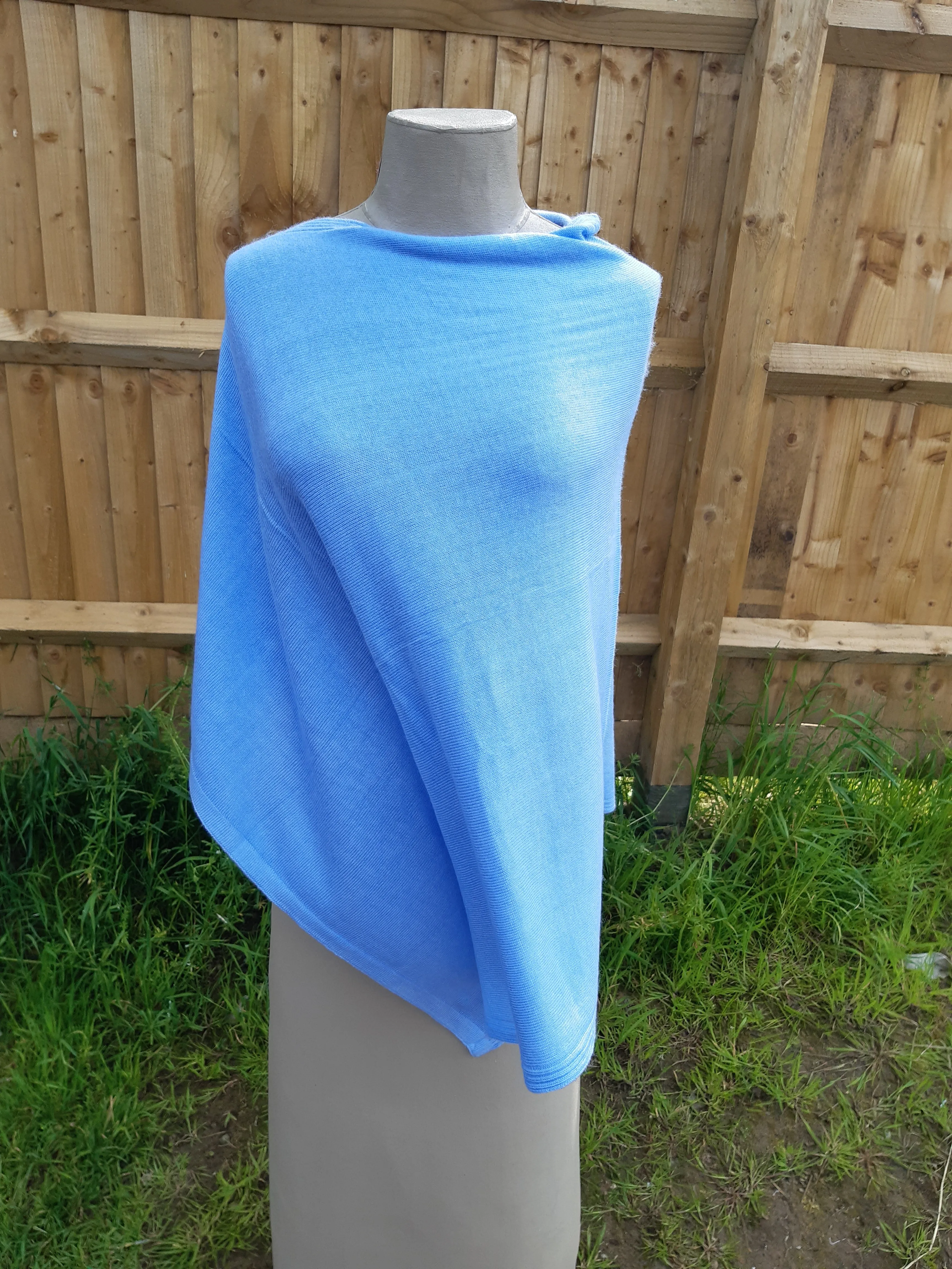BRIANA - Softer than cashmere 'Feel' Wool Blend Poncho Handmade in Nepal