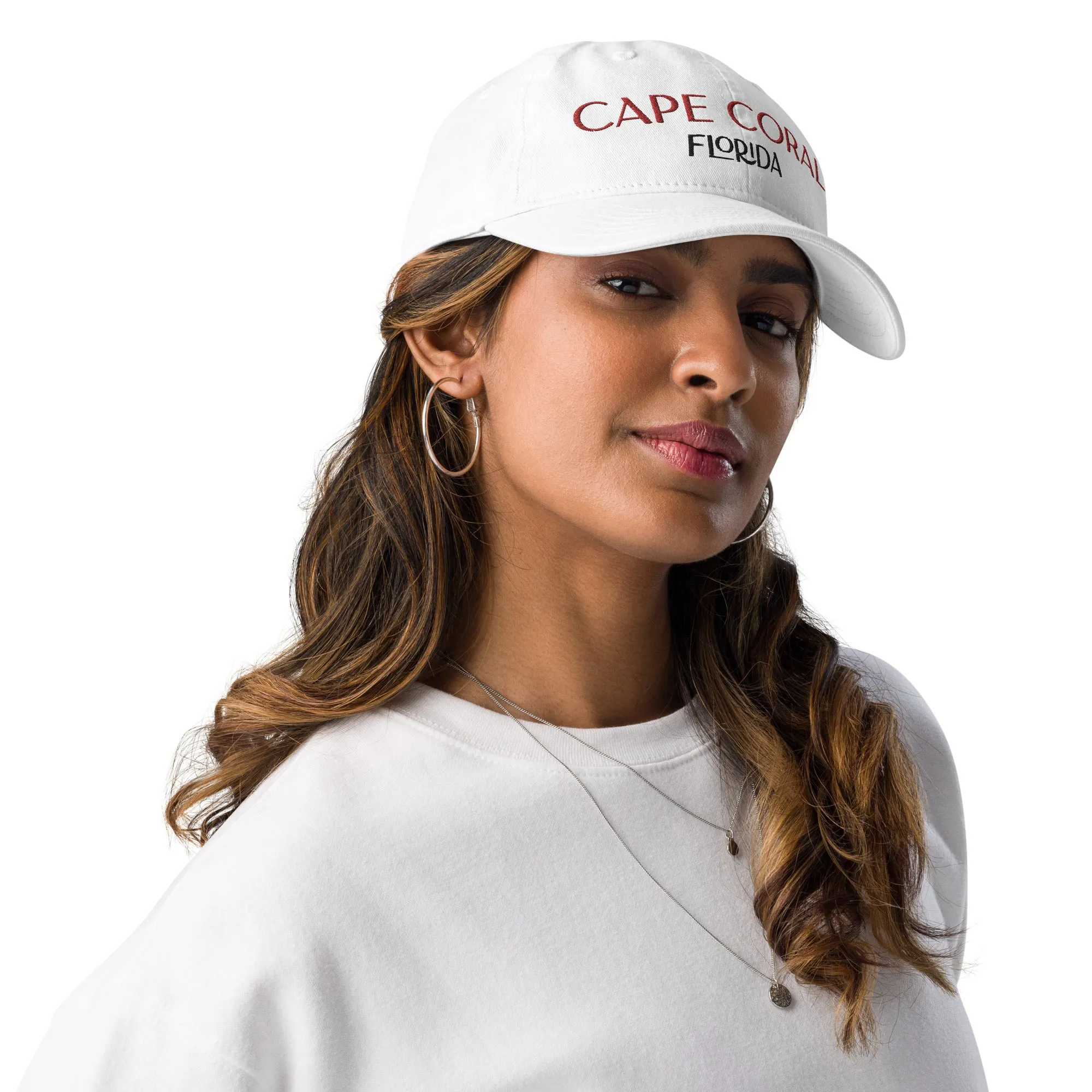 CAPE CORAL FLORIDA DAD HAT - Custom Champion Cape Coral Florida Hat