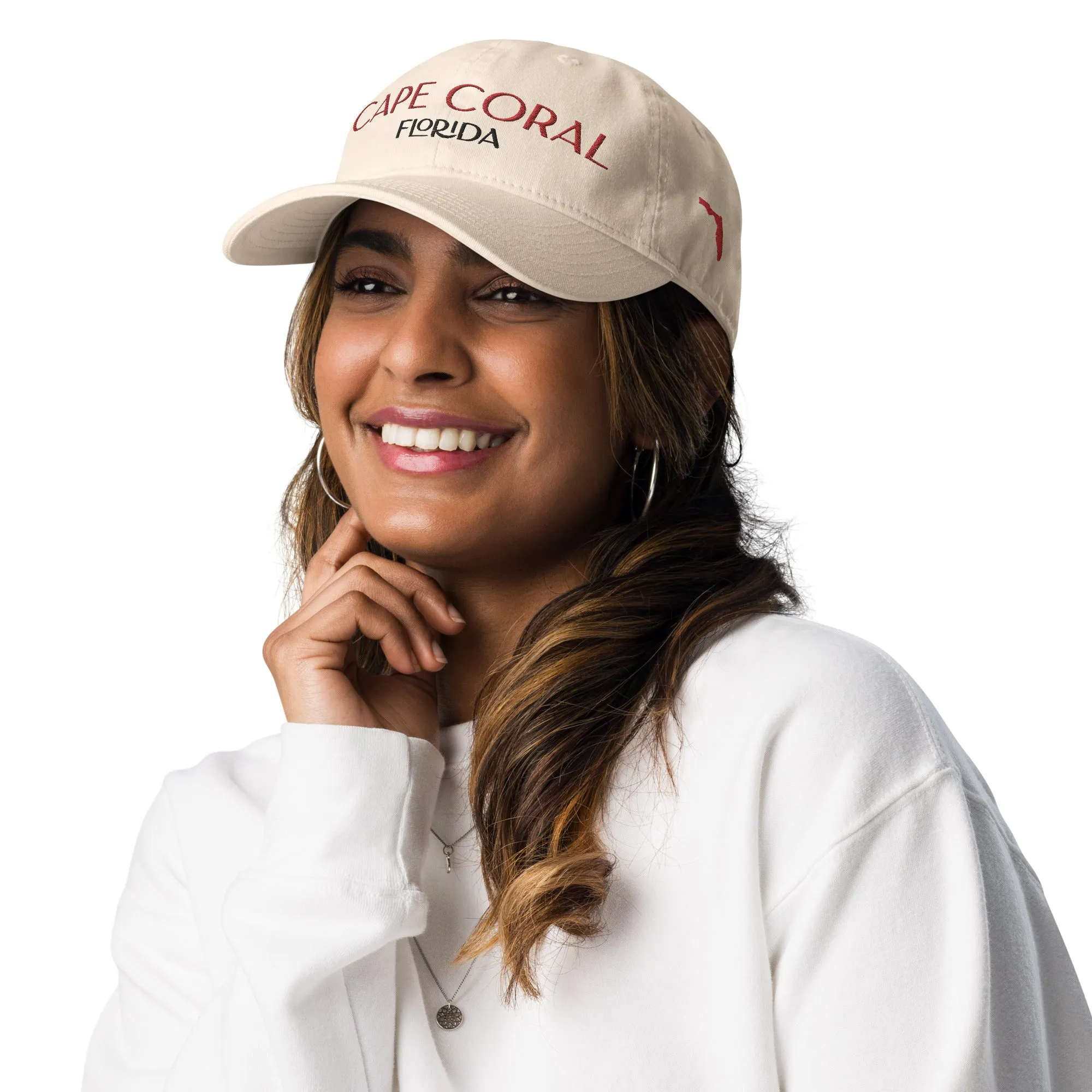 CAPE CORAL FLORIDA DAD HAT - Custom Champion Cape Coral Florida Hat