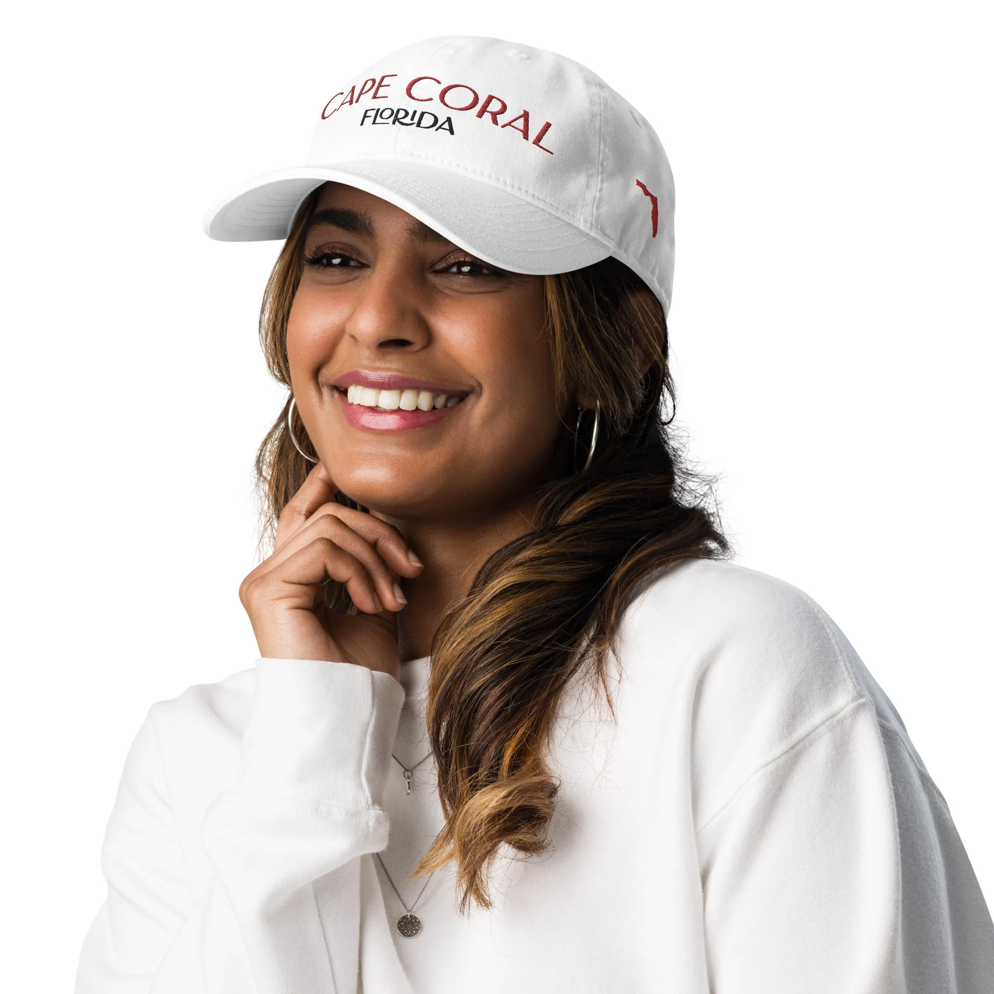 CAPE CORAL FLORIDA DAD HAT - Custom Champion Cape Coral Florida Hat