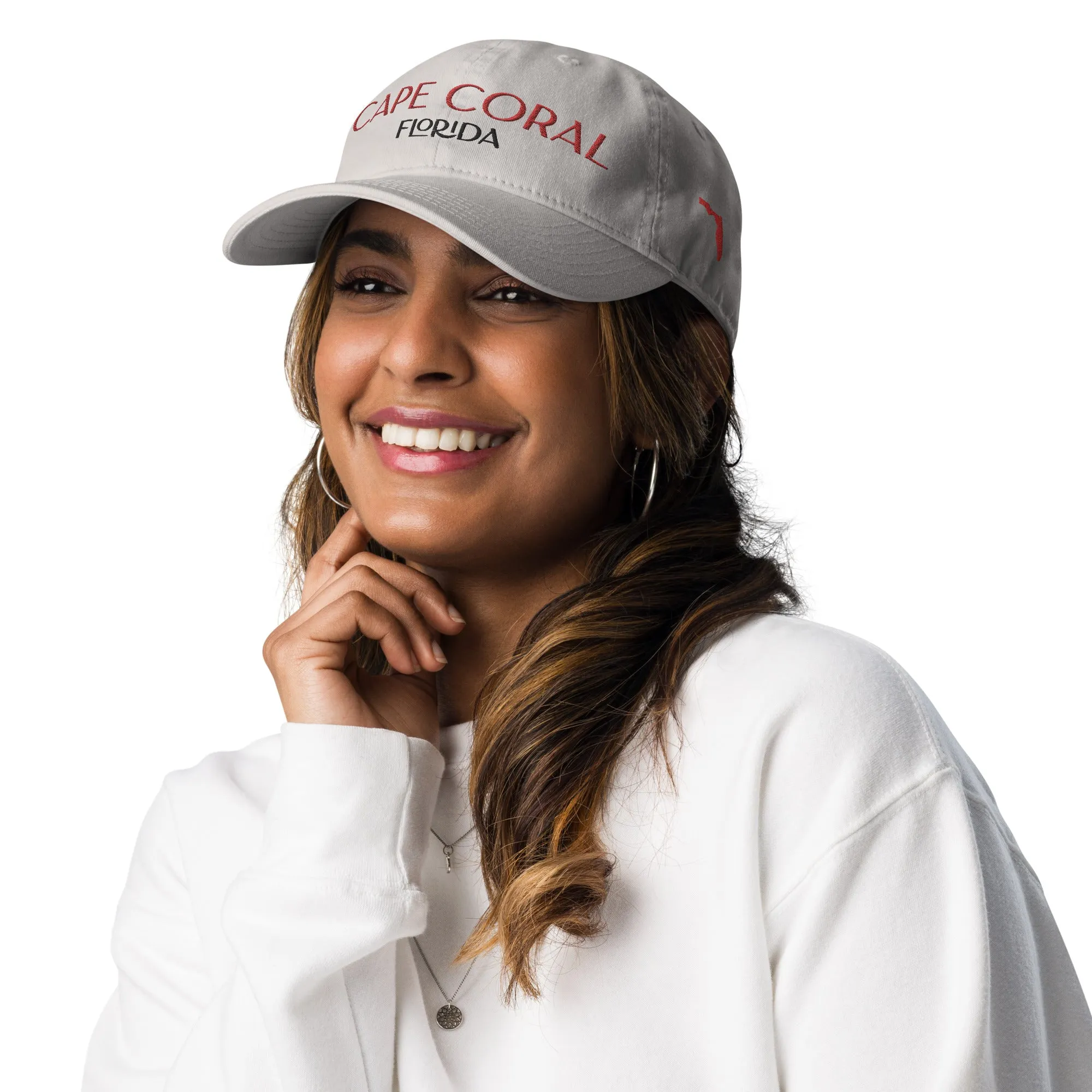 CAPE CORAL FLORIDA DAD HAT - Custom Champion Cape Coral Florida Hat