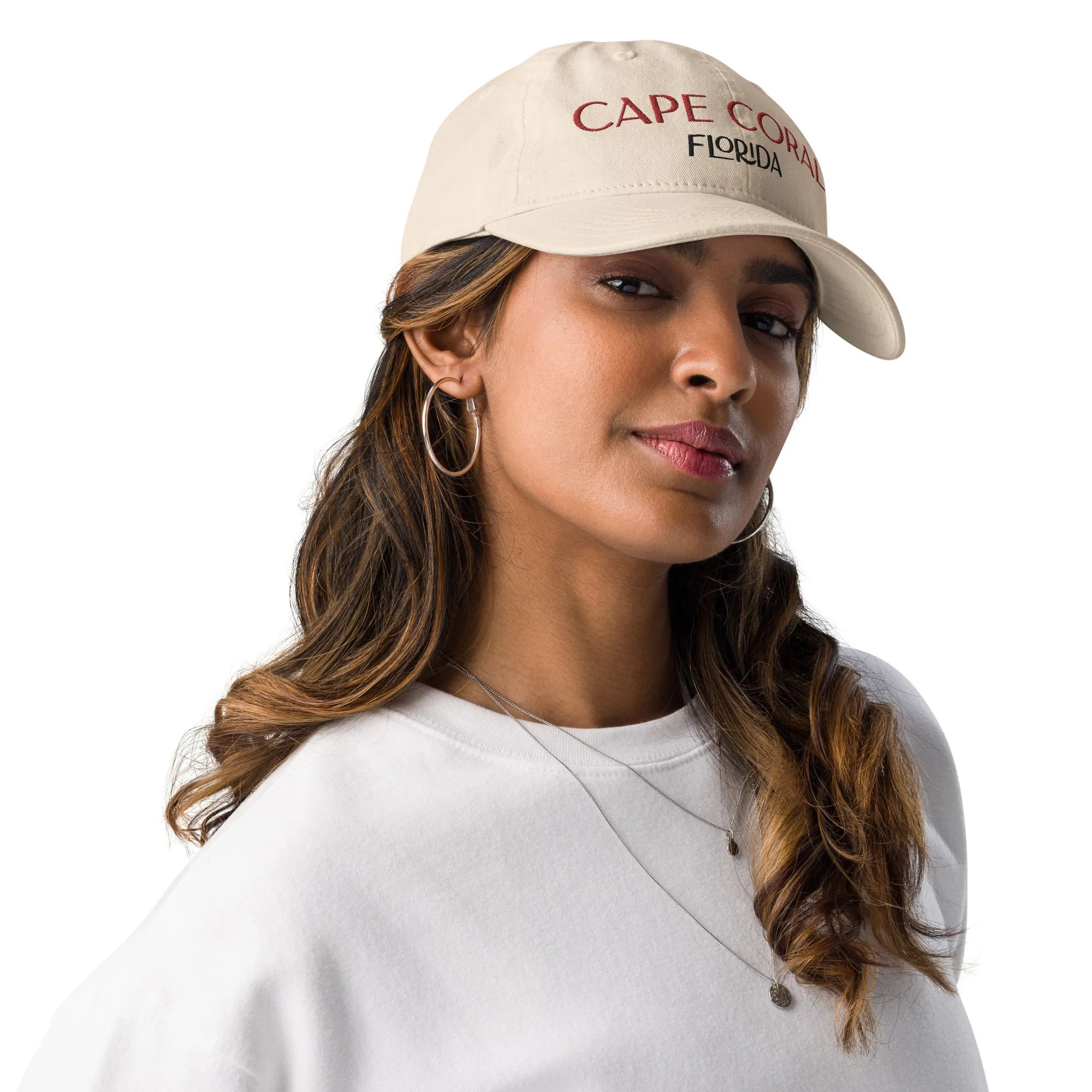 CAPE CORAL FLORIDA DAD HAT - Custom Champion Cape Coral Florida Hat