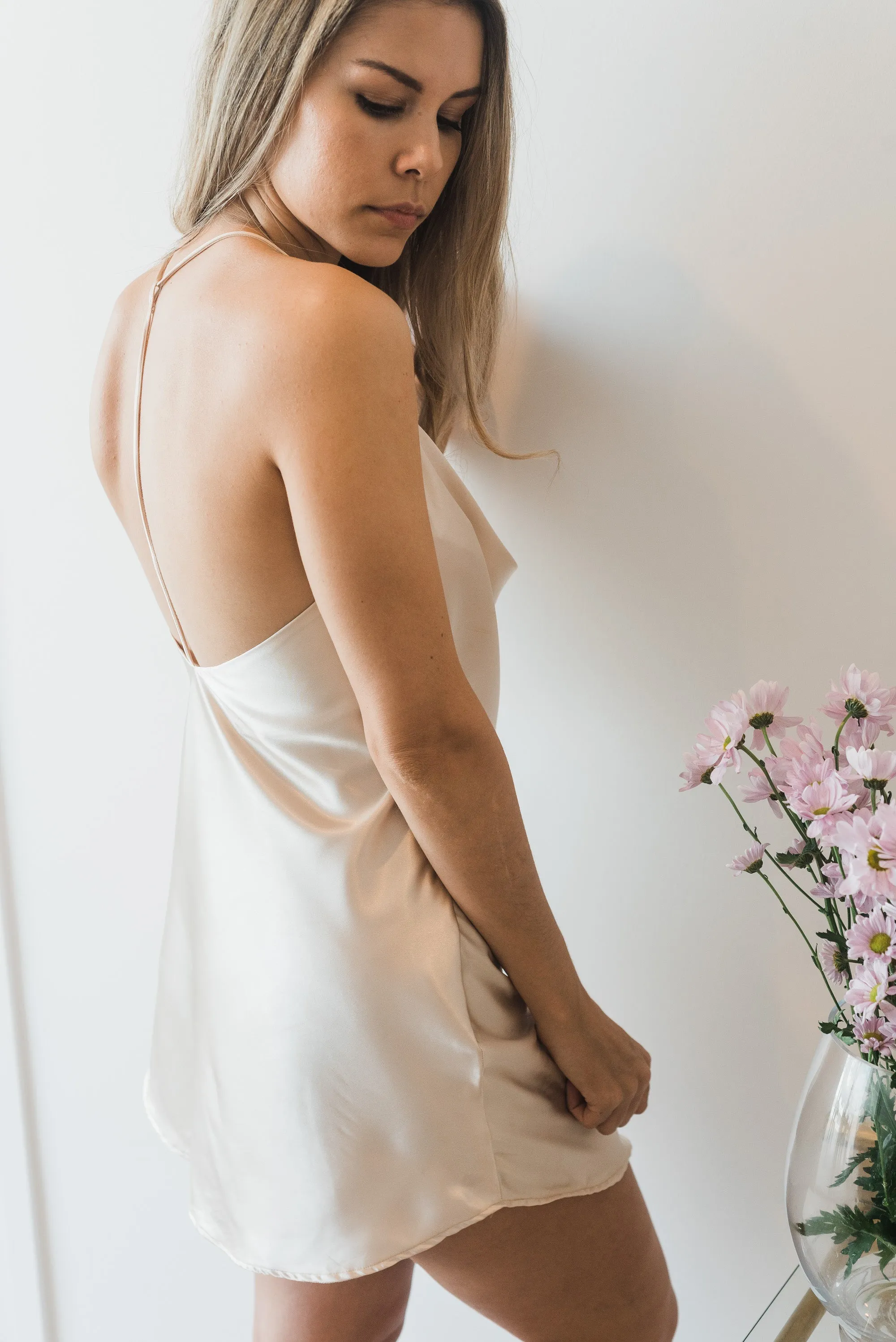 Celine Cowl Slip Dress