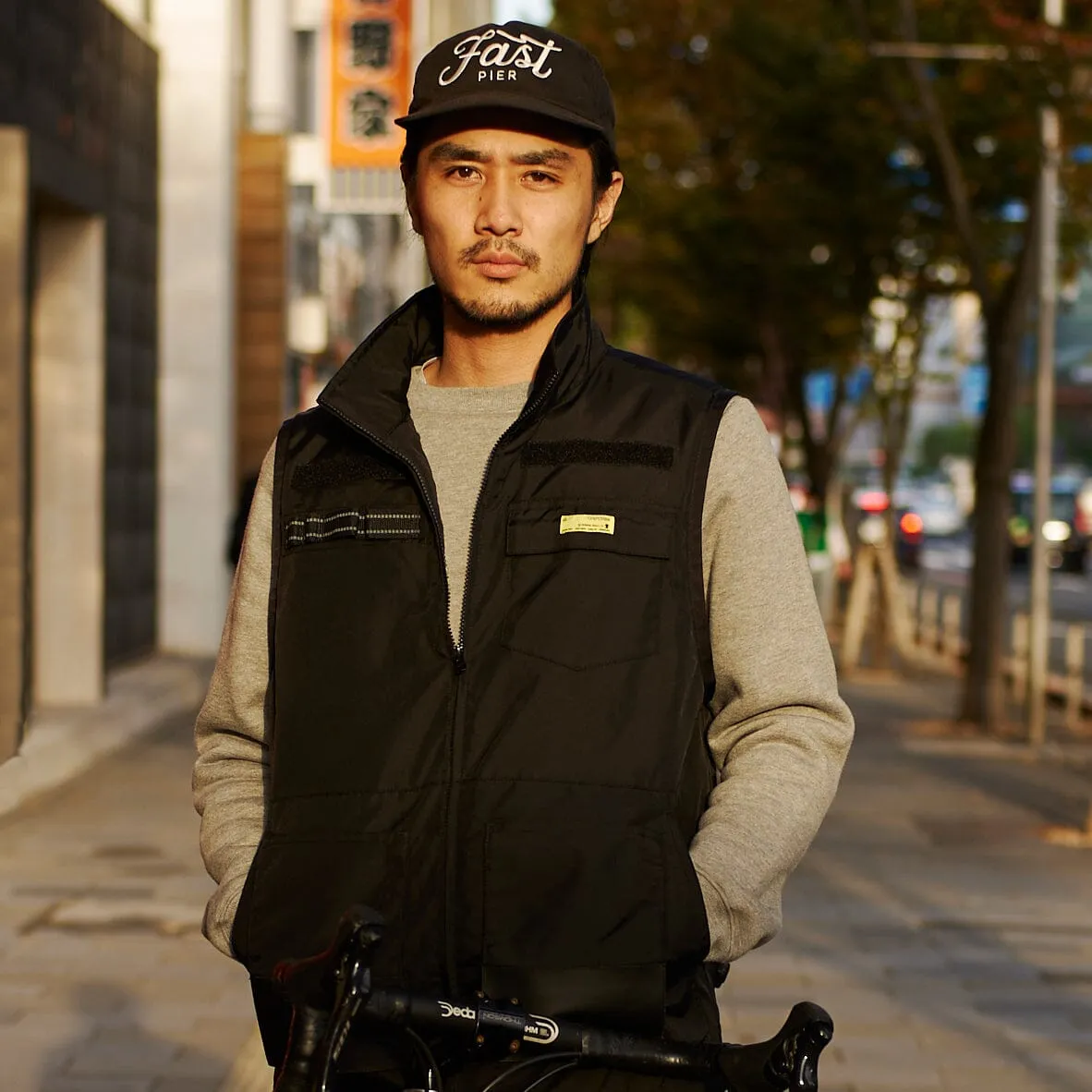 CHROME X UNIVERSAL OVERALL<br>BICYCLE MECHANIC VEST(SALE)