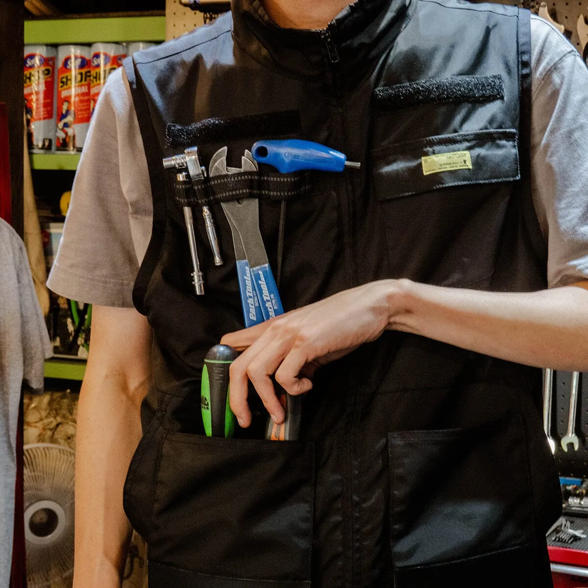 CHROME X UNIVERSAL OVERALL<br>BICYCLE MECHANIC VEST(SALE)