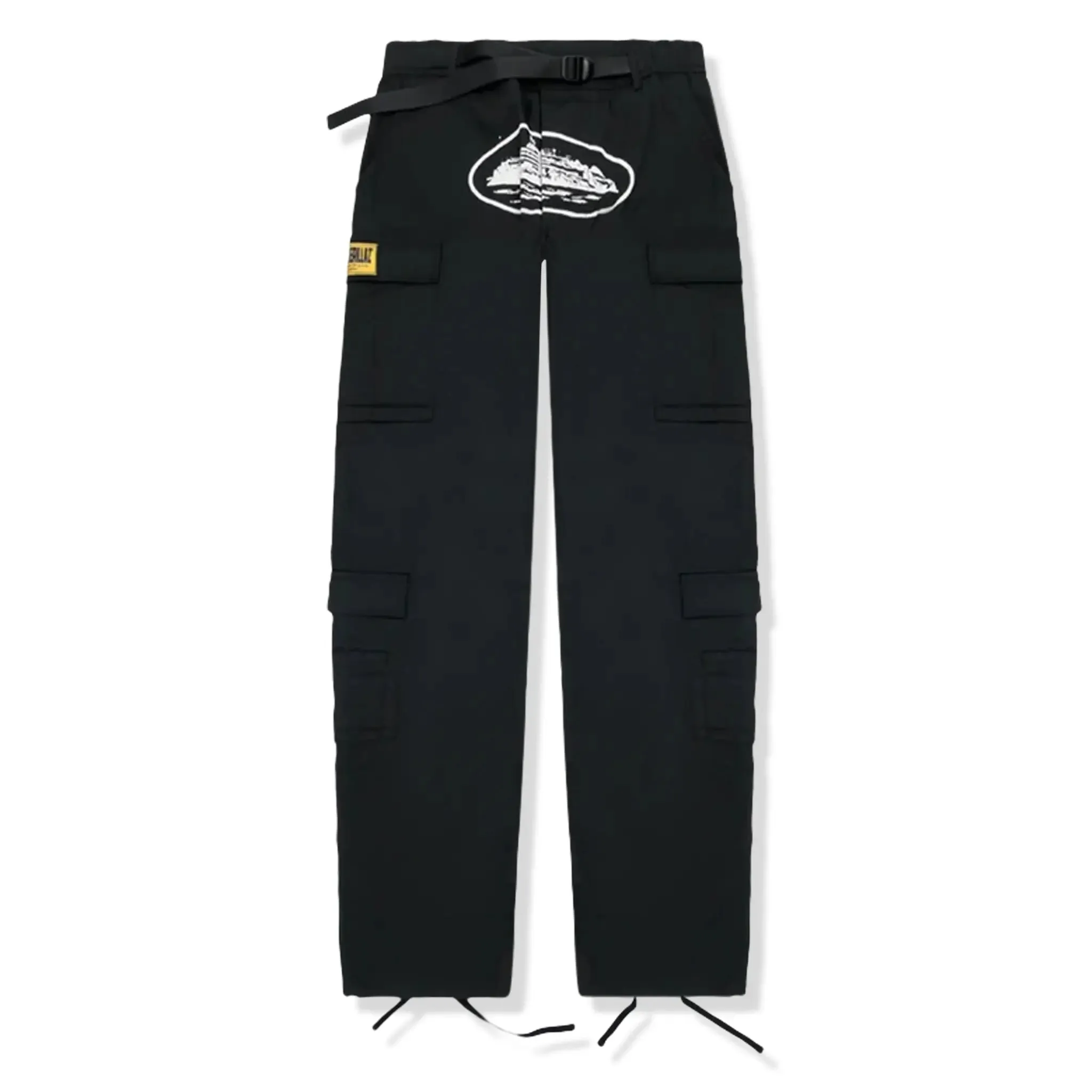 Corteiz Guerillaz Black White Cargo Pants