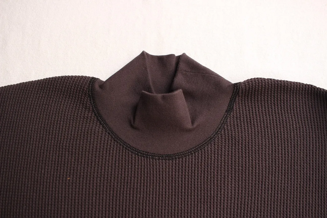 FREEWHEELERS / HIGH NECK THERMAL LONG SLEEVE SHIRT (#1835007,BLACK) / 2020 model