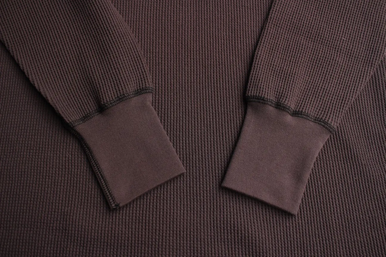 FREEWHEELERS / HIGH NECK THERMAL LONG SLEEVE SHIRT (#1835007,BLACK) / 2020 model