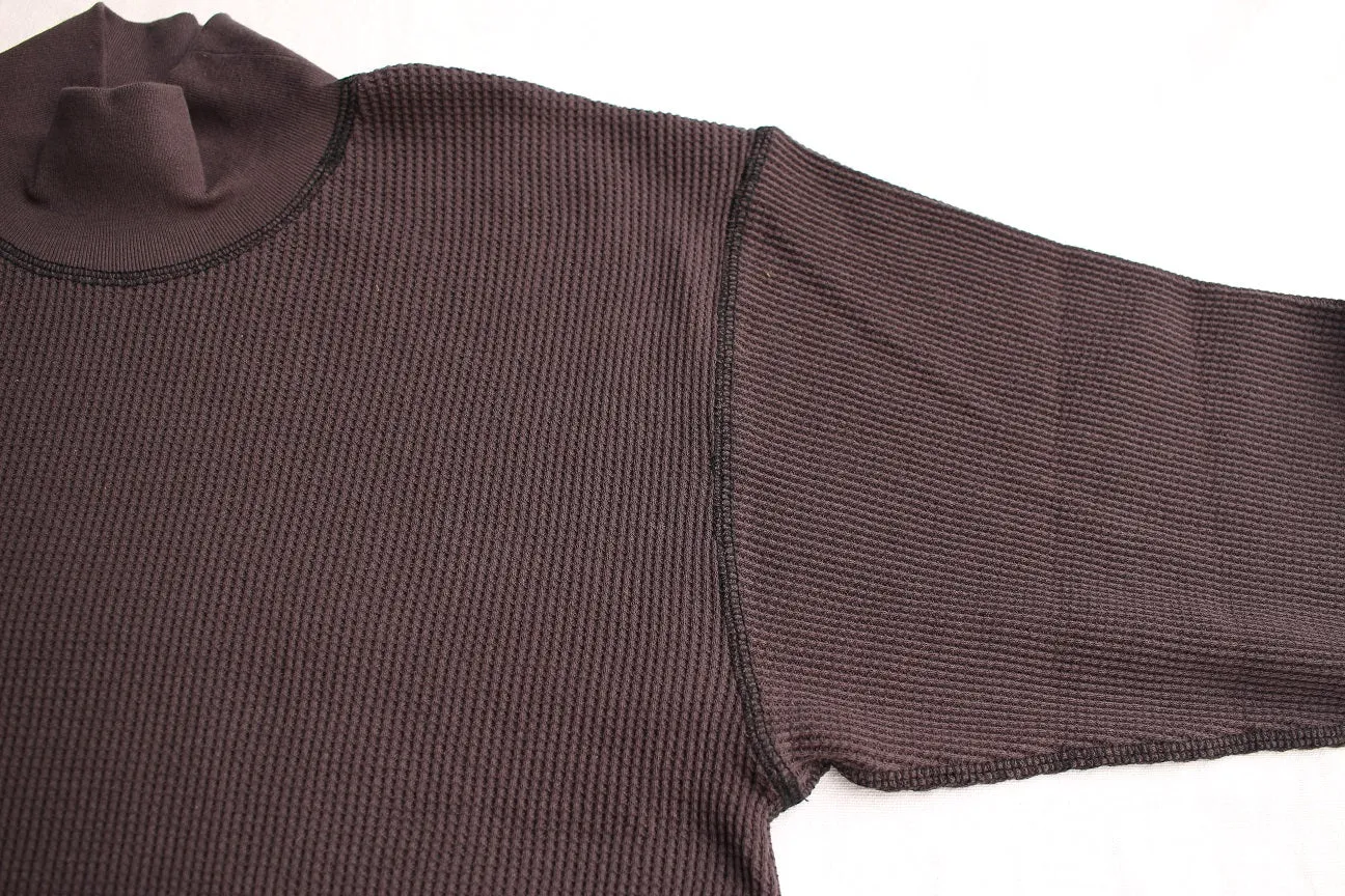 FREEWHEELERS / HIGH NECK THERMAL LONG SLEEVE SHIRT (#1835007,BLACK) / 2020 model