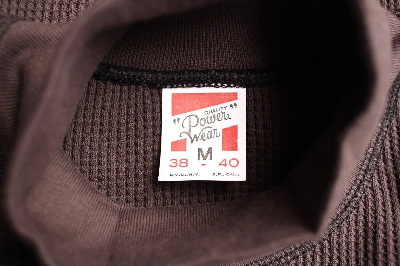 FREEWHEELERS / HIGH NECK THERMAL LONG SLEEVE SHIRT (#1835007,BLACK) / 2020 model