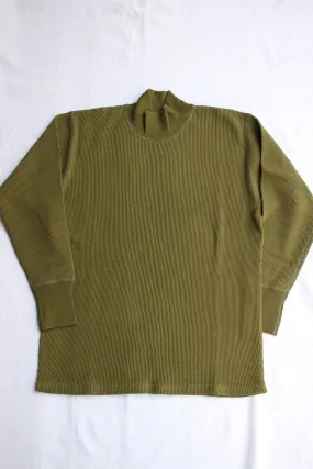 FREEWHEELERS / HIGH NECK THERMAL LONG SLEEVE SHIRT (#1835007,OLIVE) / 2019 model
