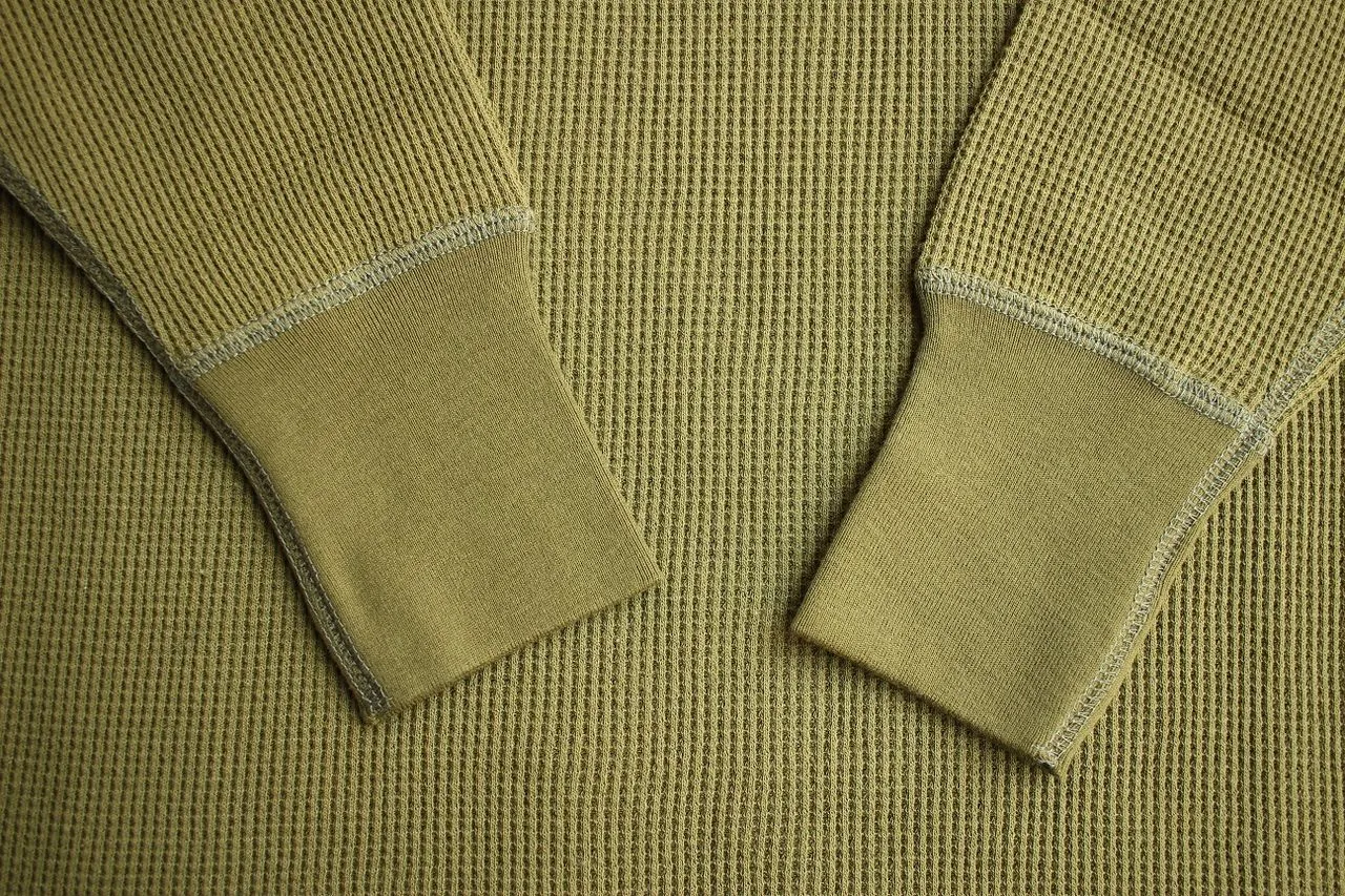 FREEWHEELERS / HIGH NECK THERMAL LONG SLEEVE SHIRT (#1835007,OLIVE) / 2019 model