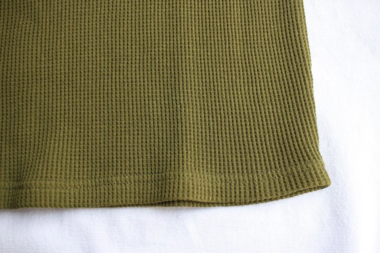 FREEWHEELERS / HIGH NECK THERMAL LONG SLEEVE SHIRT (#1835007,OLIVE) / 2019 model