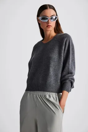 In/One Amara Cashmere L/S Crop Top