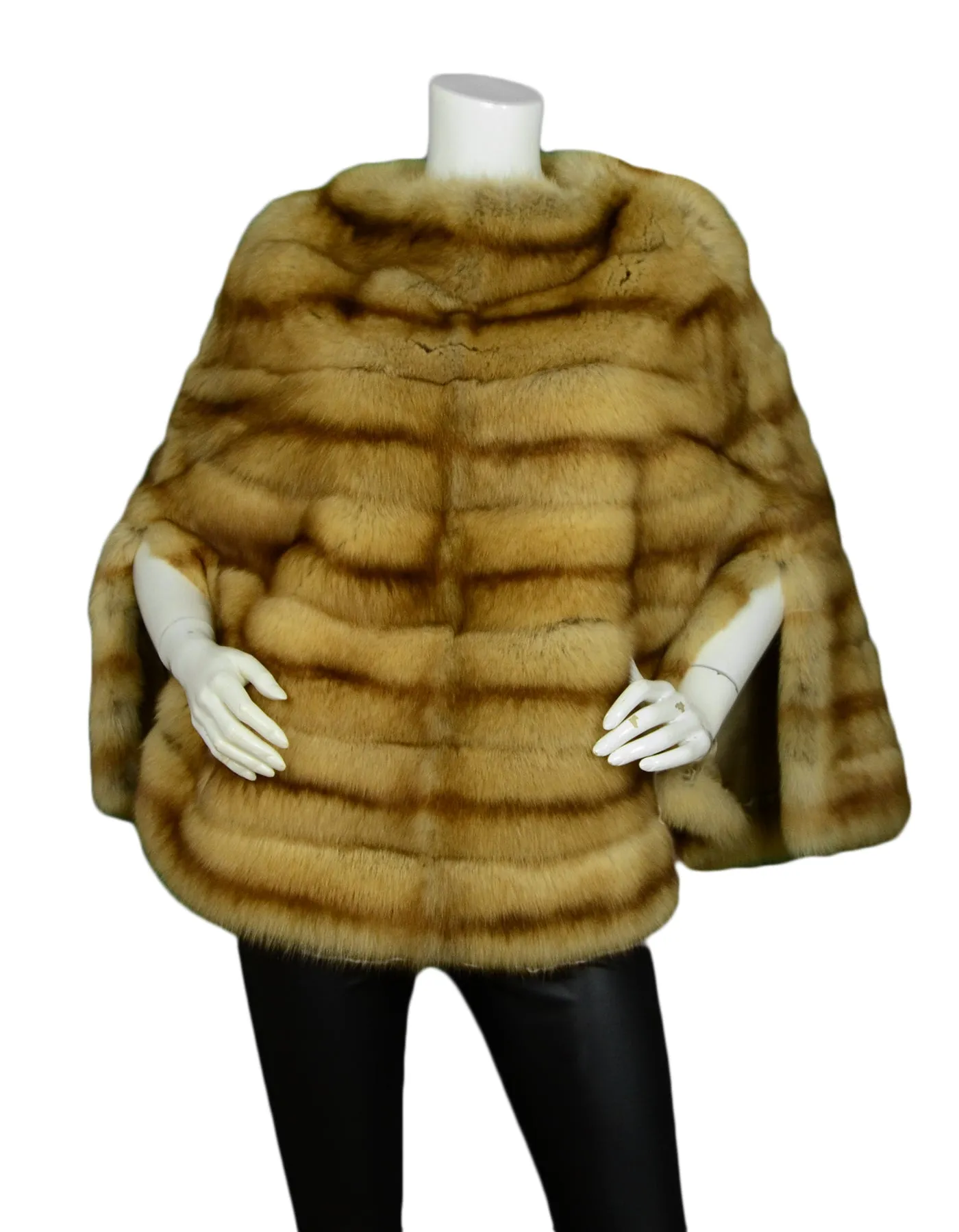 J Mendel Russian Golden Sable Poncho