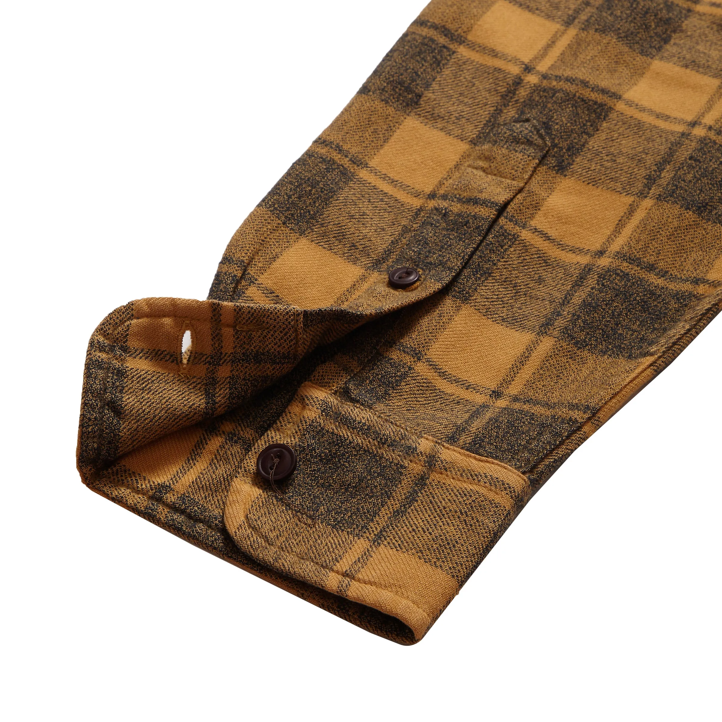 Jaspe Midweight Twill - Spruce Yellow Plaid