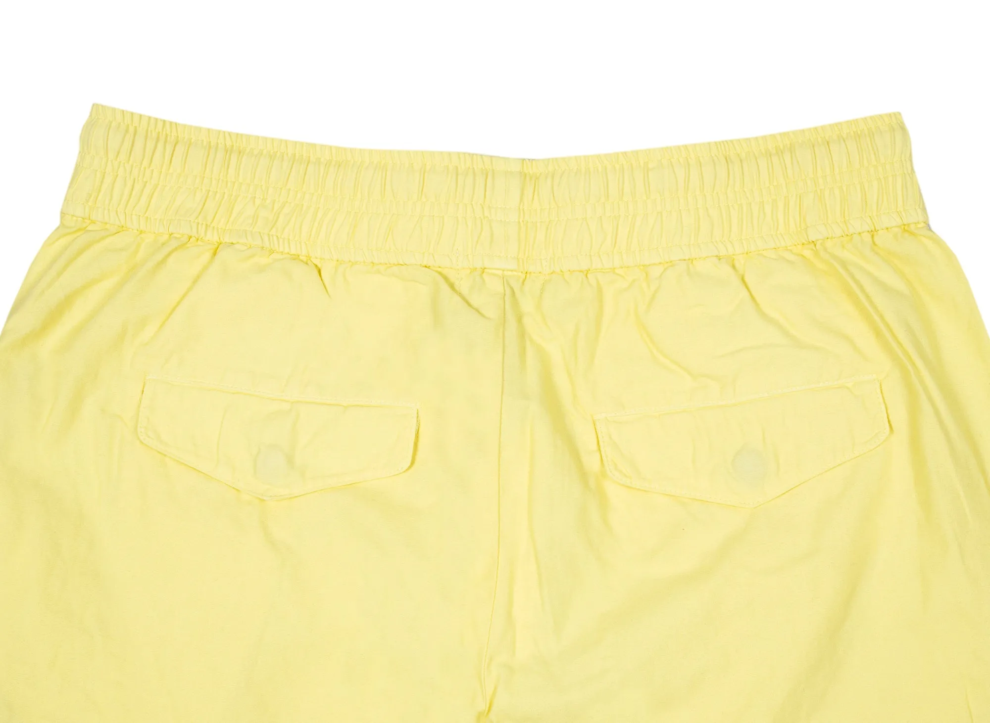 John Elliott Yellow Sateen Cargo Pants in Toxic Yellow