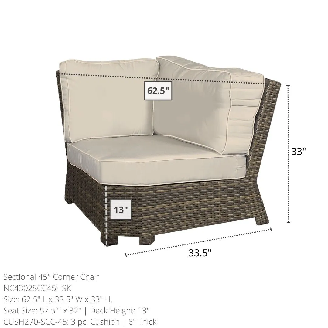 Lakeside Sectional Corner - 45 Degrees