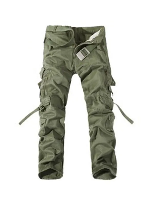 Men'S Multi-Pocket Washable Movement Cargo Pants