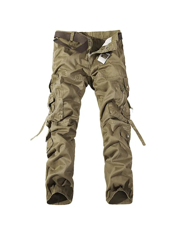 Men'S Multi-Pocket Washable Movement Cargo Pants
