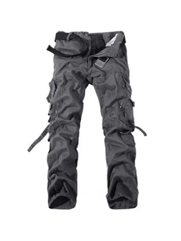 Men'S Multi-Pocket Washable Movement Cargo Pants