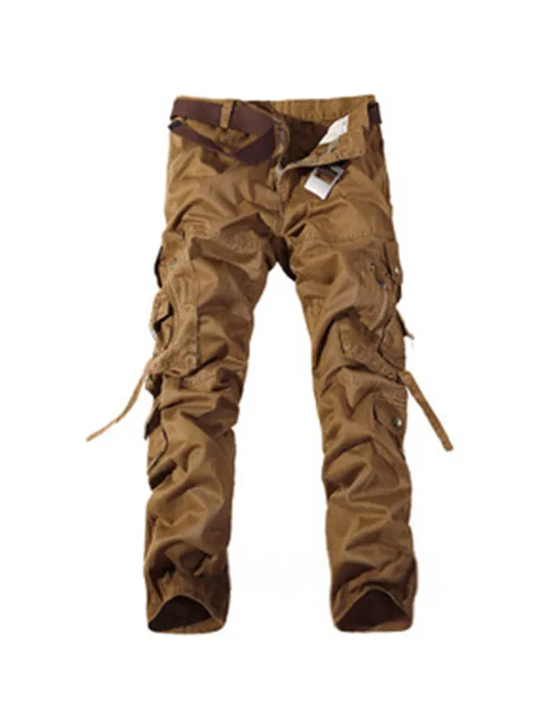 Men'S Multi-Pocket Washable Movement Cargo Pants