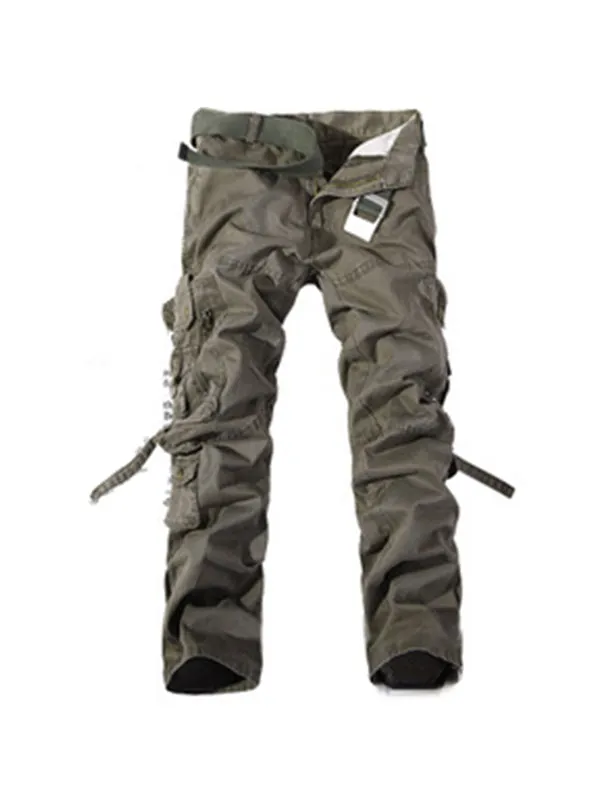 Men'S Multi-Pocket Washable Movement Cargo Pants