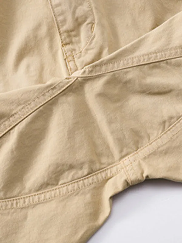 Men's Washed Pants Cargo Shorts