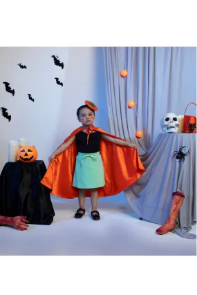 Orange Halloween Pumpkin Theme Set Of 3