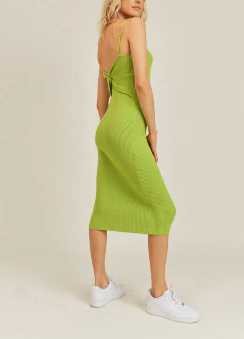 Pear Knit Midi Dress