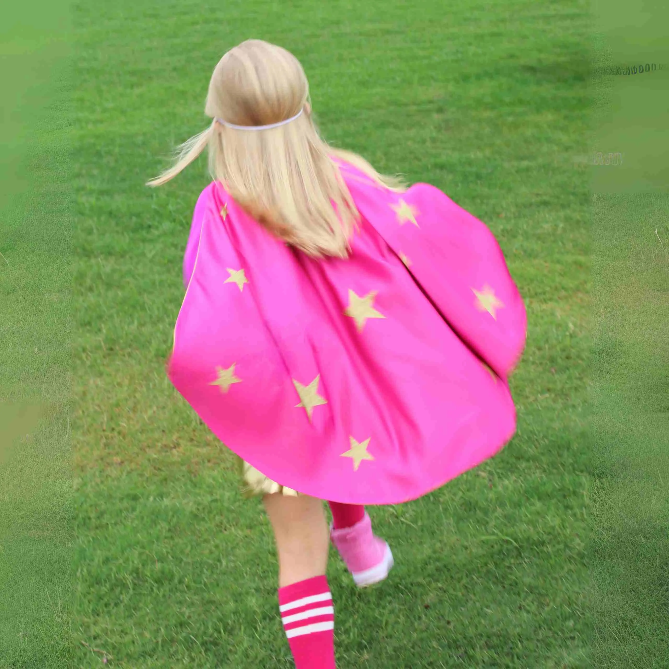 Superhero Star Power Cape Set - Pink