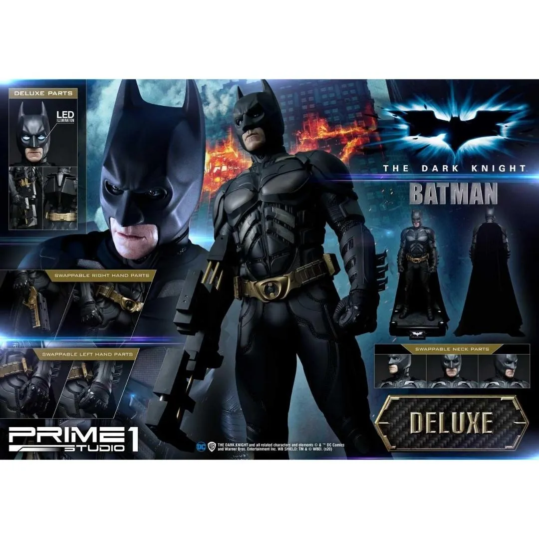 The Dark Knight Batman HD Museum Masterline Deluxe Statue by Prime 1 Studio