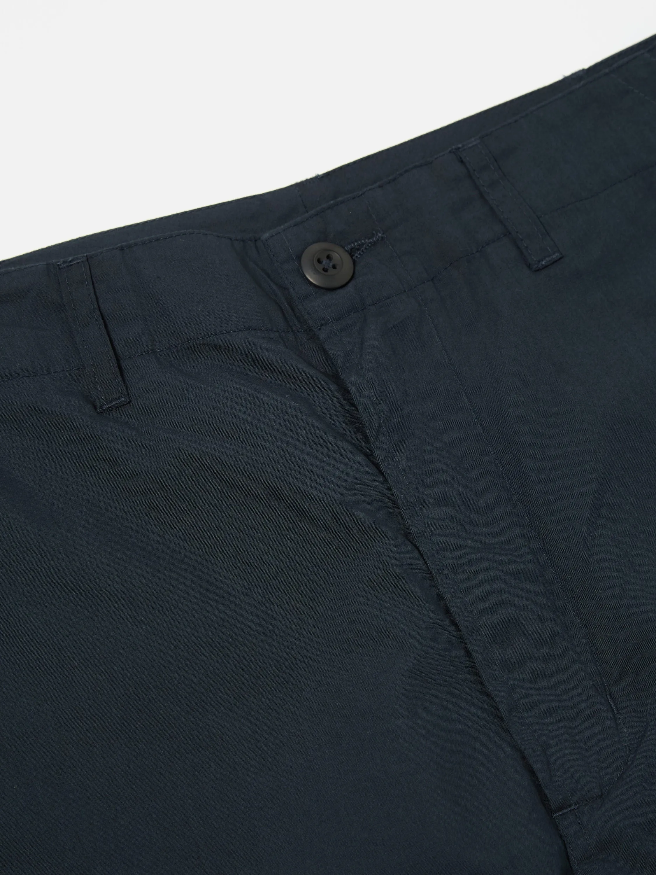 Universal Works MW Cargo Short in Navy Broad Cloth