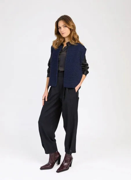 Wren Knit Gilet Navy