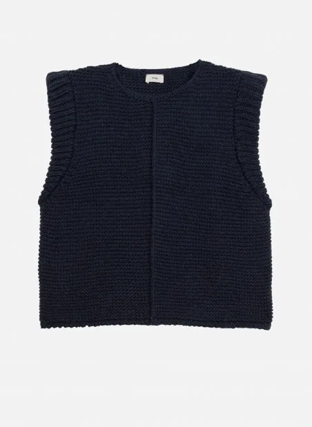 Wren Knit Gilet Navy