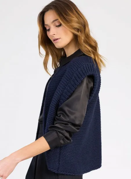 Wren Knit Gilet Navy