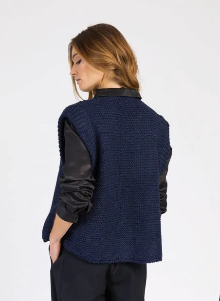 Wren Knit Gilet Navy